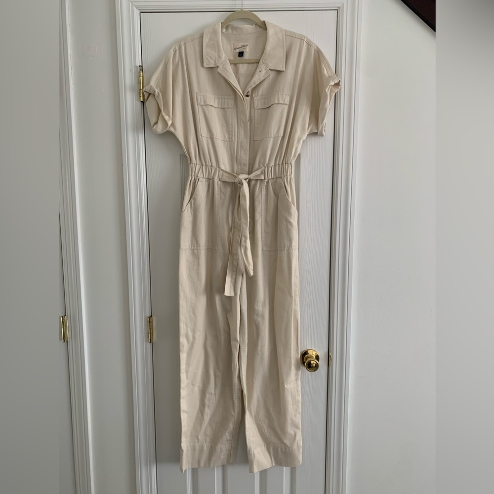 Universal Threads Target Cream Jumpsuit